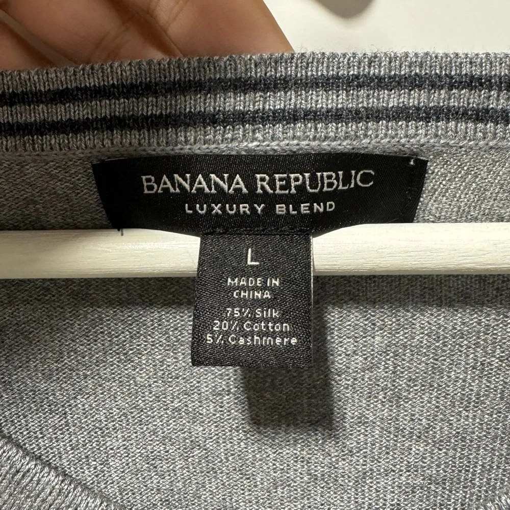Banana Republic men’s luxury blend sweater size large